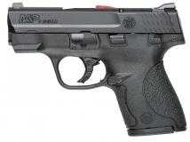 Smith & Wesson M&P Shield, California Compliant, Striker Fired, Semi-automatic, Polymer Frame Pistol, Manual Thumb Safety, Micro-Compact, 9MM, 3.1" Barrel, Armornite Finish, Black, 2 Magazines, (1) 7-Round and (1) 8-Round 187021