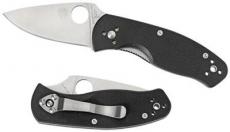 Spyderco Persistence, 2.77" Folding Knife, Clip Point, Plain Edge, 8Cr13MoV/Satin, Black G10, Lock Blade/Pocket Clip C136GP