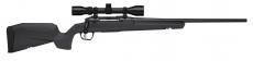 Savage Arms Axis II XP, Bolt Action Rifle, 22-250 Remington, 22" Sporter Contour Barrel, Matte Finish, Black, Gray Polymer Stock, 1 Magazine, 4 Rounds, Includes 3-9x40 Scope 32172