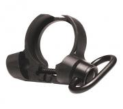 TROY Industries Professional Grade Receiver Sling Adapter, Fits AR-15, Quick Detach Swivel, Black Finish SMOU-PGR-00BT-00