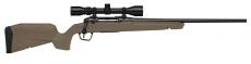 Savage Arms Axis II XP, Bolt Action Rifle, 243 Winchester, 22" Sporter Contour Barrel, Matte Finish, Black, Flat Dark Earth Polymer Stock, 1 Magazine, 4 Rounds, Includes 3-9x40 Scope 32162