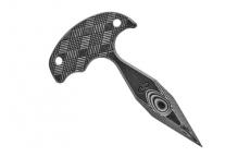 VZ Grips Punch Dagger, Black/Gray Color, 1.75" Fixed Blade, G10 Material PD-001-06-001