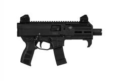 CZ, Scorpion 3 Plus Micro, 9mm, 5-20rd Magazines, 4.2" Threaded Barrel, 1/2x28 Thread Pattern, Matte Black Finish, Black Polymer Frame, Rear Quick Detach Sling Mount, Manual Safety, Semi-automatic Pistol, 91430
