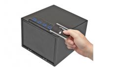 Bulldog Cases Safe, 11.5"x9.75"x2.5", Black, LED Digital Vault, Magnum Top Load, Security Cable Included BD4055L