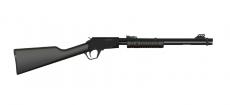 Rossi Gallery .22LR, 18" Barrel, 15+1 Capacity, Fiber-Optic Adjustable Sights, Black Synthetic, Pump-Action Rifle, RP22181SY