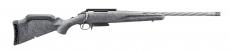 Ruger American Generation II, Bolt Action Rifle, 6MM Creedmoor, 20" Spiral Fluted Barrel, 1:7.7" Twist, Threaded 5/8"-24, Muzzle Brake, Cerakote Finish, Gunmetal , Gray Splatter Synthetic Stock, Manual Safety, Picatinny Rail, 3 Rounds, 1 Magazine 46912