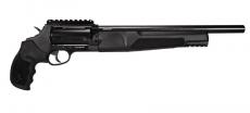 Taurus, Judge Home Defender, .45 Colt/.410 Bore, 3" Chamber, 5rd Capacity, 13" Barrel, Picatinny Rail, No Sights, Black Cerakote Finish, Rubber Grips, Single/Double Action Revolver, 2-JHD441013MAG