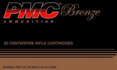 PMC Bronze .223 Rem Ammunition, 55 Grain FMJBT 2900 fps 20 Rounds