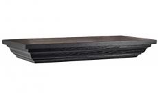 PS Products 24" Wide, Oak Veneer Stained Espresso, Concealment Shelf, Does Not Require Magnet/Key CCS-24E