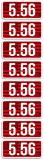 Mtm Ammo Caliber Labels 5.56
