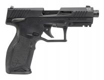 Taurus 1-2TX22141-10 2TX Full Size Frame 22 LR 10+1 4.60" Matte Black Threaded Barrel, Black Anodized Serrated Slide, Matte Black Polymer Frame w/Picatinny Rail, Textured Grip